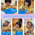 pom pom painting